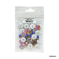 Gift To Love | Button White Printed | Size : 15 Mm | Pcs : 30 Pcs | Code : WBWS30