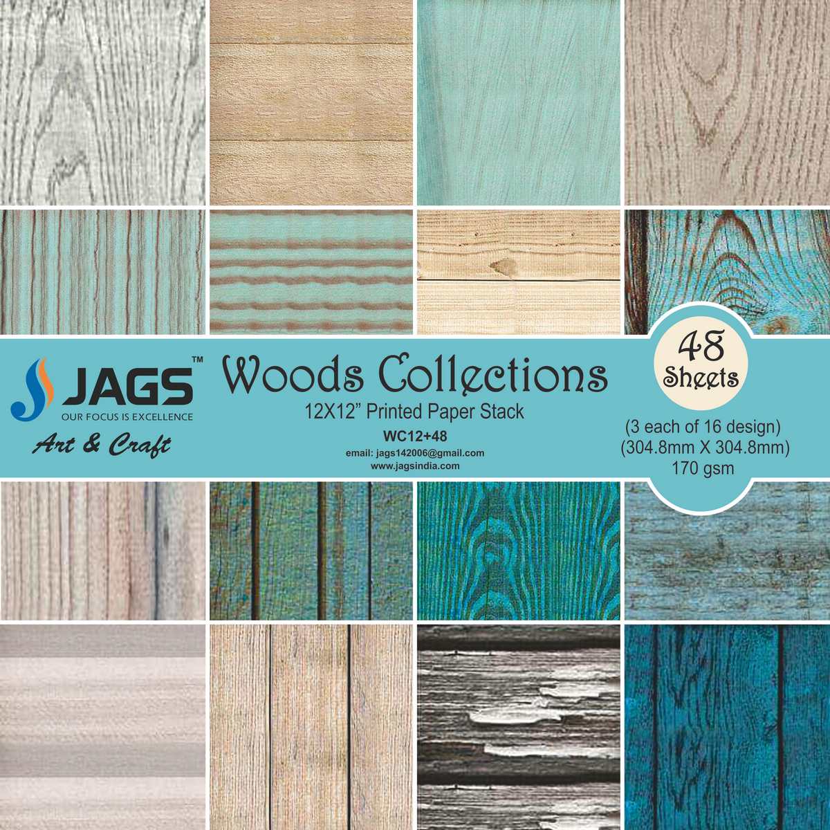 Gift To Love | Paper | Size : 12X12 | Pcs : 48 Sheets | Code : WC12X48