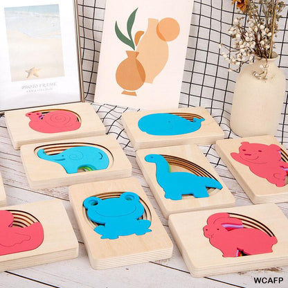 Gift To Love | Cartoon Animal Five-Layer Puzzle | Code : WCAFP