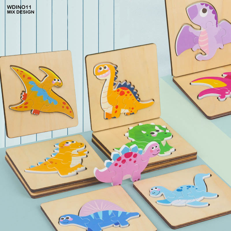 Gift To Love | Dinosaur 3d Puzzle | Size : 11 X 11 Cm | Code : WDINO11