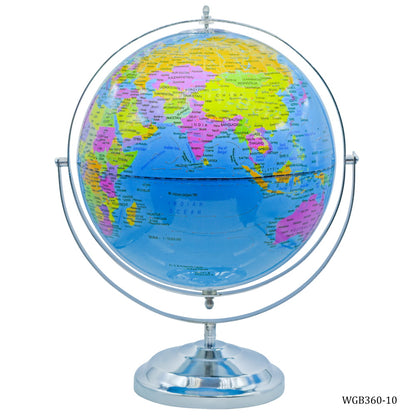 Gift To Love | World Globe | Color : Blue | Size : 10 Inch | Code : WGB360-10