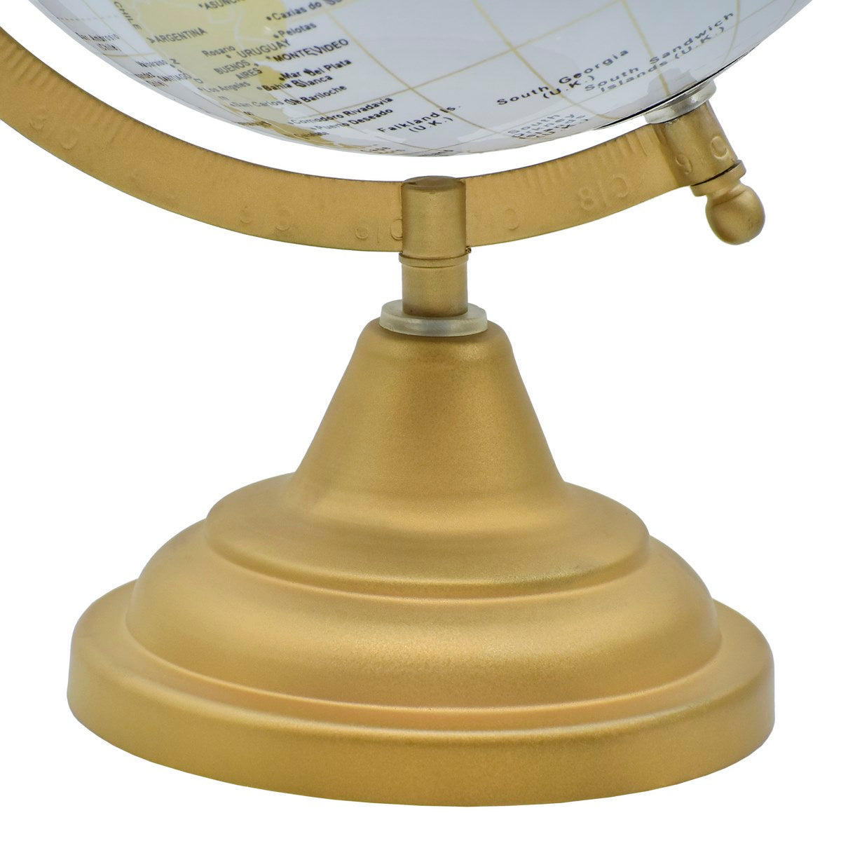 Gift To Love | World Globe Decorative | Color : White | Size : 8 Inch | Code : WGDW8IN