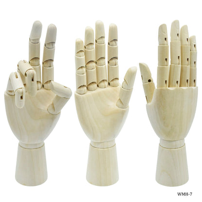 Gift To Love | Wooden Manikin Hand | Size : 7 Inch | Code : WMH-7