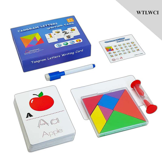 Gift To Love | Tangram Letters Writing Card | Code : WTLWCI