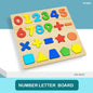 Gift To Love | Numbers Letter Shape Board | Size : 8 X 8 | Code : WTNB2