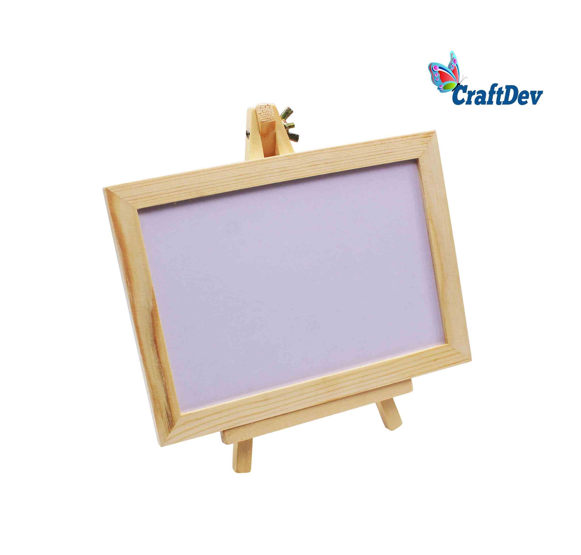 WOODEN WHITE BOARD EASEL 7" (WWB7)