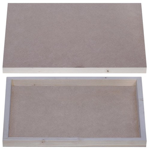 Gift To Love | Wooden With Mdf Tray Size 40X50CM 24X18MM Thickness | Code : WWMT04