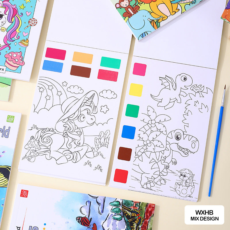 Gift To Love | Magic Drawing Doodle Book | Pcs : 12 Pages | Code : WXHB