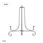 Gift To Love | Frame Holder Display Stand Iron | Color : Silver | Size : 6 Inch | Code : XCC6S