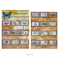 Gift To Love | Butterfly Showroom Retro Stamp Sticker | Pcs : 2 Sheet | Code : XCF1112
