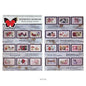 Gift To Love | Butterfly Showroom Retro Stamp Sticker | Pcs : 2 Sheet | Code : XCF56