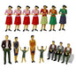 Gift To Love | Miniature Model Figure Humans 15 Pcs | Code : XCR-1.30