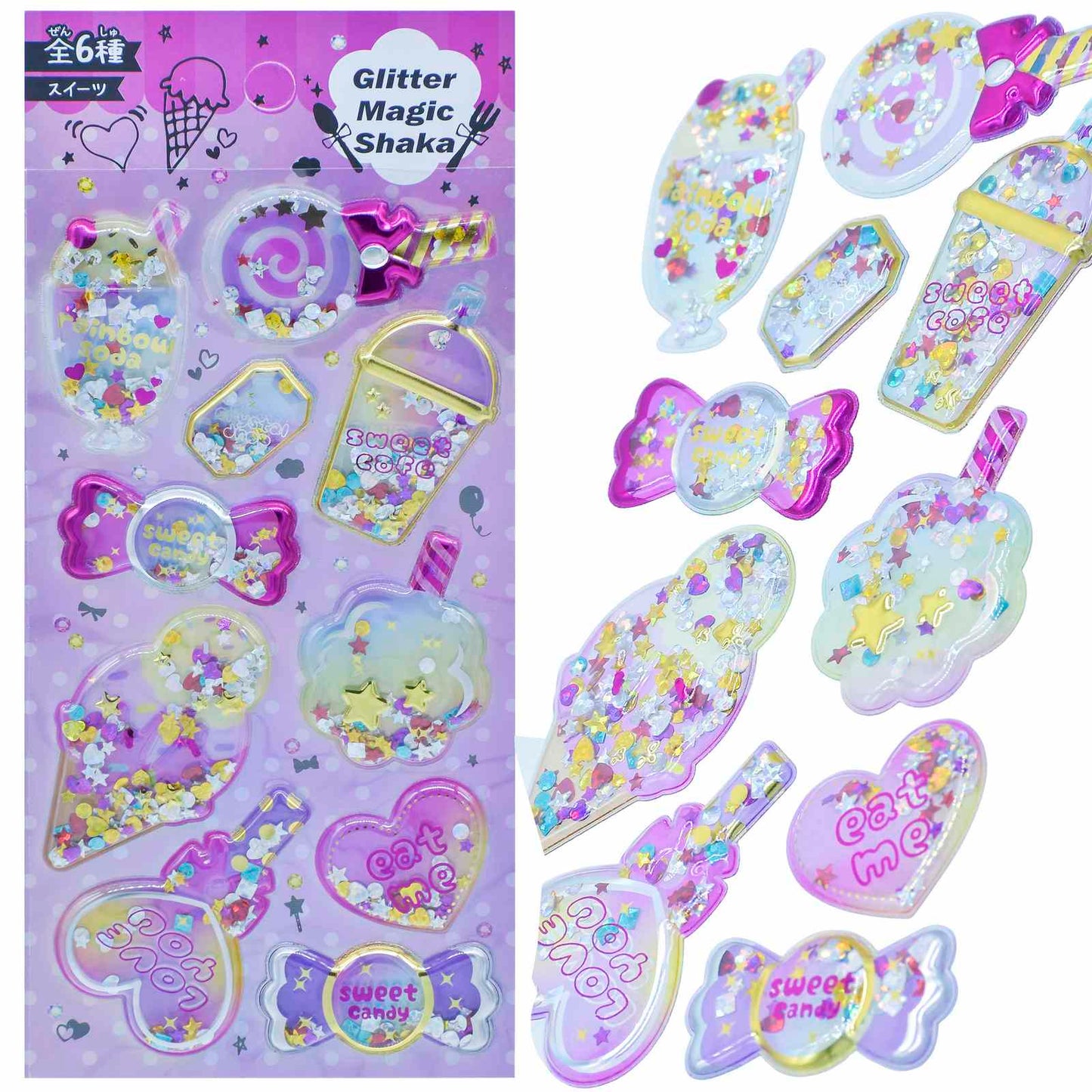 Gift To Love | Stickers Glitter Magic Shaka | Code : XL-CLG