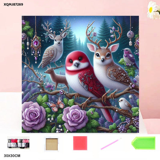 Gift To Love | Diamond Painting DIY Kit | Size : 30 X 30 Cm | Code : XQMJ87269