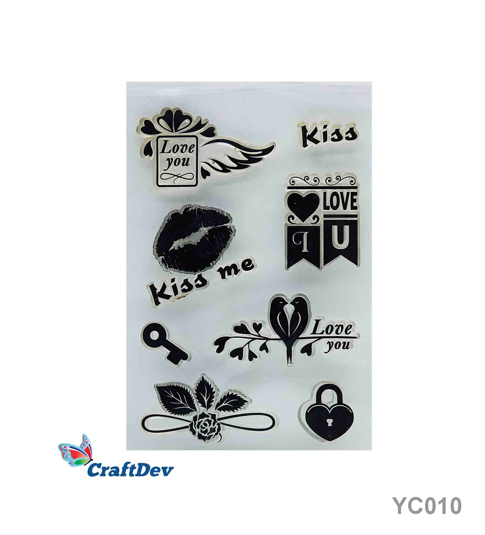 CLEAR STAMP SMALL (YC010) - GIFT TO LOVE