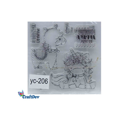 CLEAR STAMP SMALL (YC206) - GIFT TO LOVE