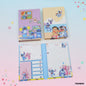 Gift To Love | Sticky Planner Cartoon Print | Size : 112 X 167 Mm | Code : YSD9830