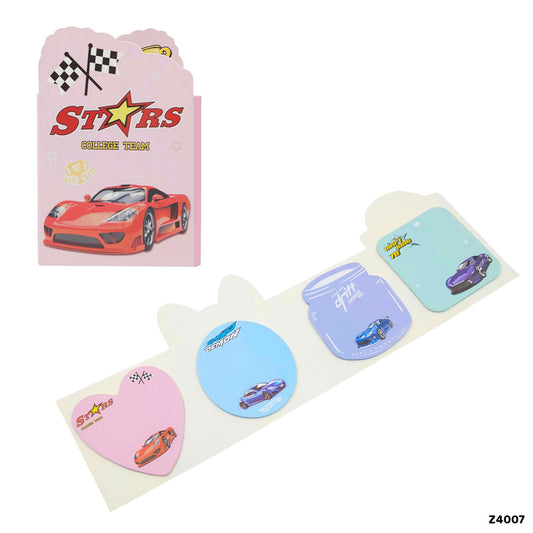 Gift To Love | Cute Design Sticky Marker | Pcs : 4 In 1 | Code : Z4007