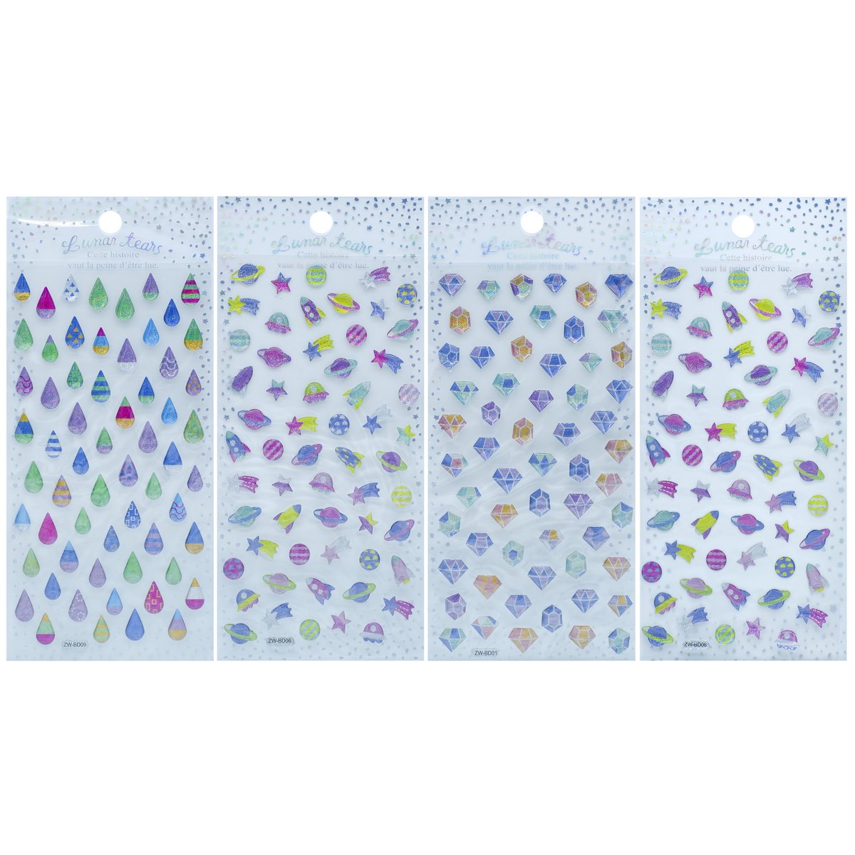 गिफ्ट टू लव | स्टिकर लूनर टियर्स | कोड : ZW-BE-A