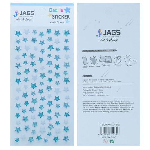 Gift To Love | Sticker Star Mix Colour | Code : ZW-BQB