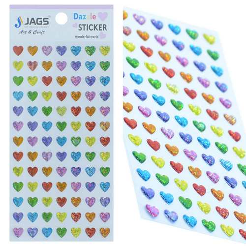 Gift To Love | Sticker Heart Mix Colour | Code : ZW-BQC