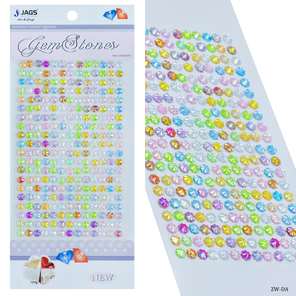 Gift To Love | Sticker Diamond Flower | Color : Multicolour | Code : ZW-DA